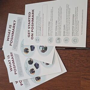 Small Business Poshmark Essentials Cards MARKETING THICK swag postcards